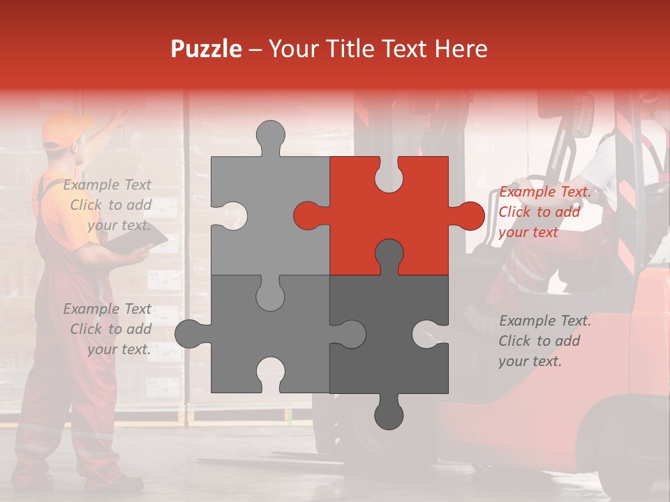 Container Transportation Cargo PowerPoint Template