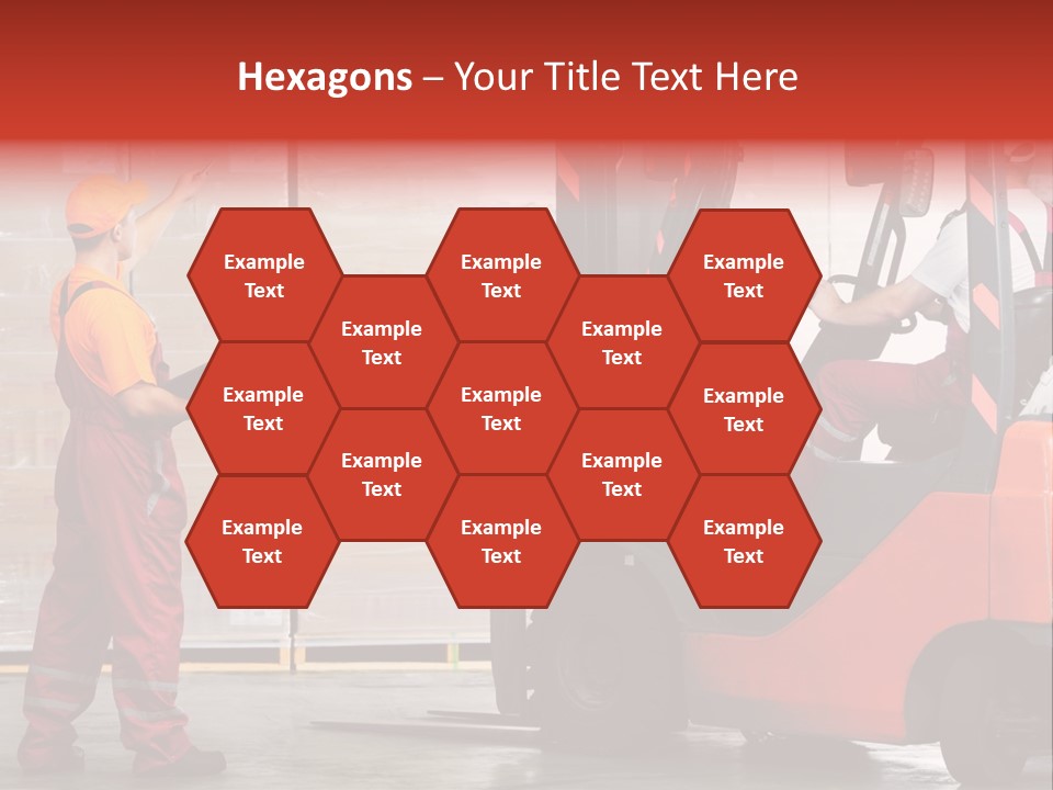 Container Transportation Cargo PowerPoint Template