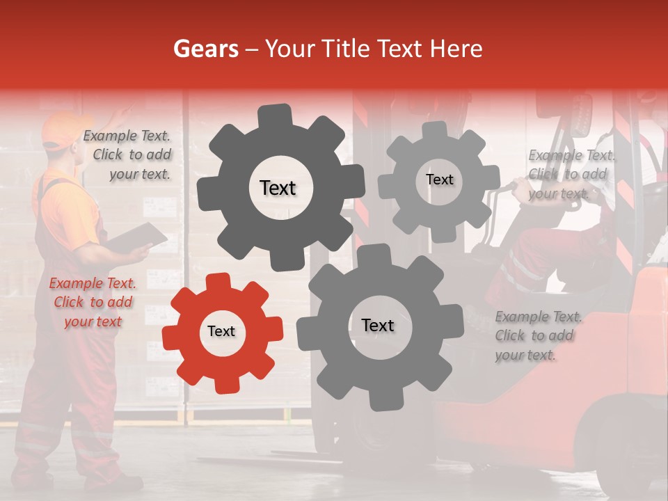 Container Transportation Cargo PowerPoint Template