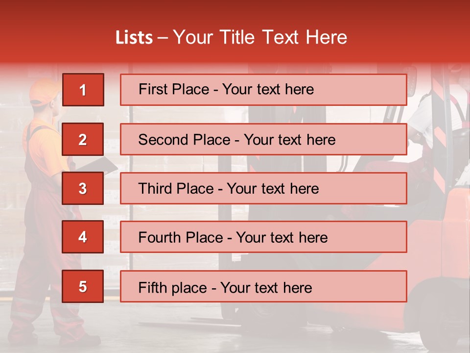Container Transportation Cargo PowerPoint Template