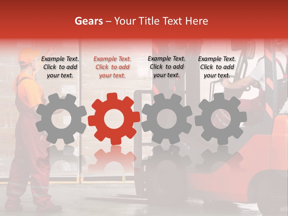 Container Transportation Cargo PowerPoint Template