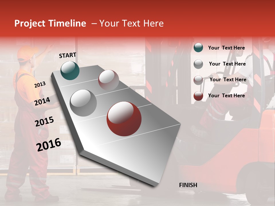 Container Transportation Cargo PowerPoint Template