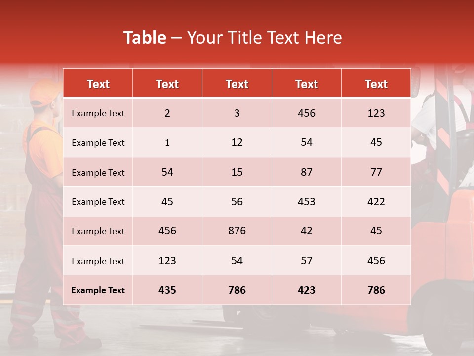 Container Transportation Cargo PowerPoint Template