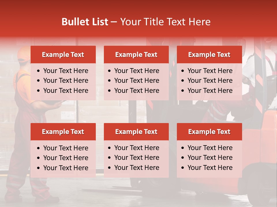 Container Transportation Cargo PowerPoint Template
