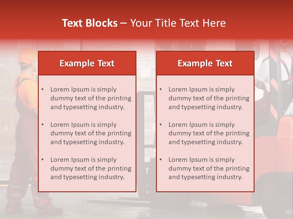 Container Transportation Cargo PowerPoint Template