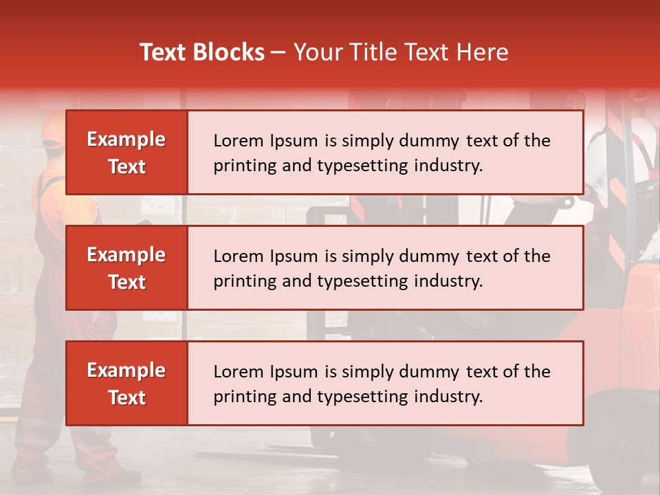 Container Transportation Cargo PowerPoint Template