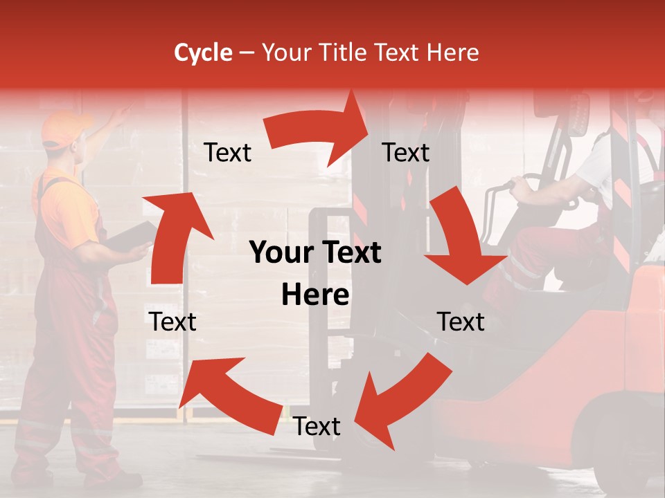 Container Transportation Cargo PowerPoint Template