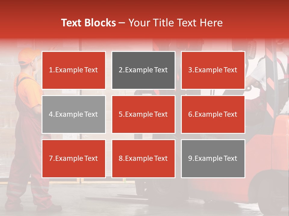 Container Transportation Cargo PowerPoint Template