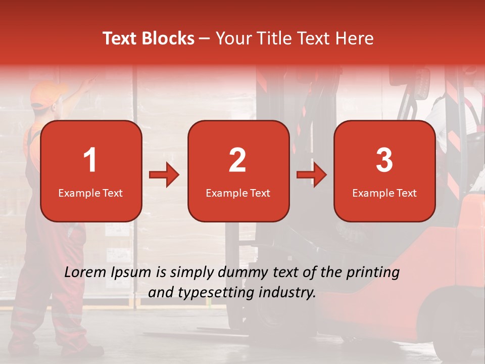 Container Transportation Cargo PowerPoint Template