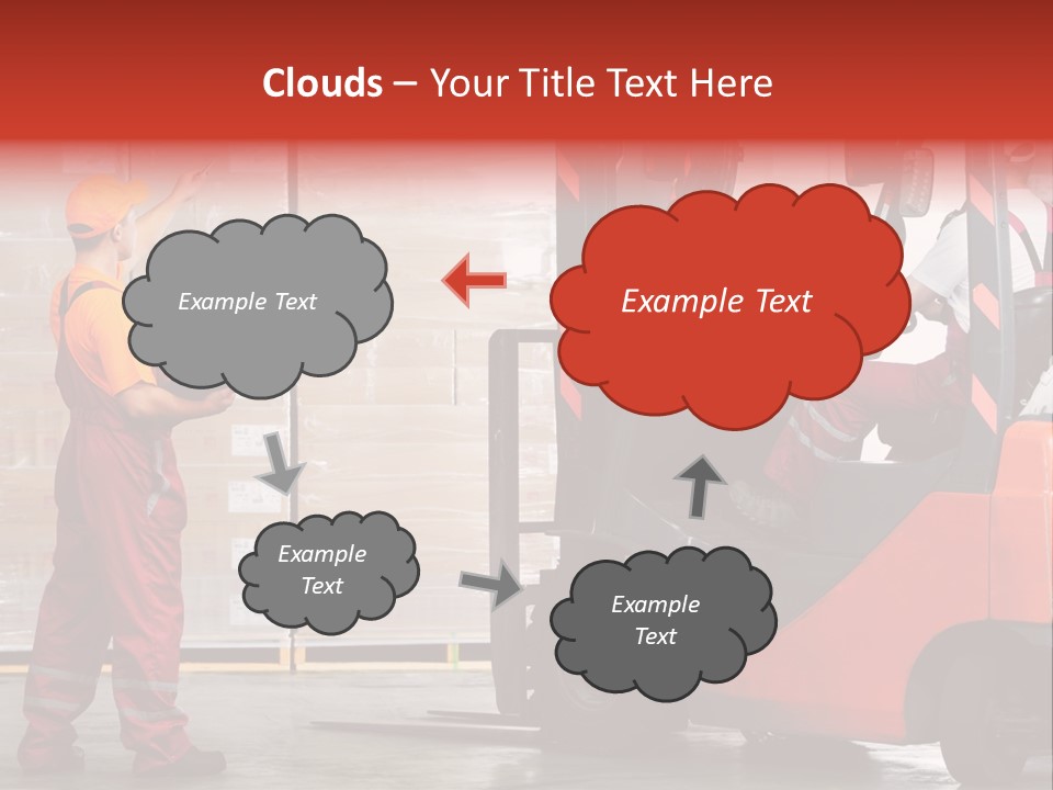 Container Transportation Cargo PowerPoint Template