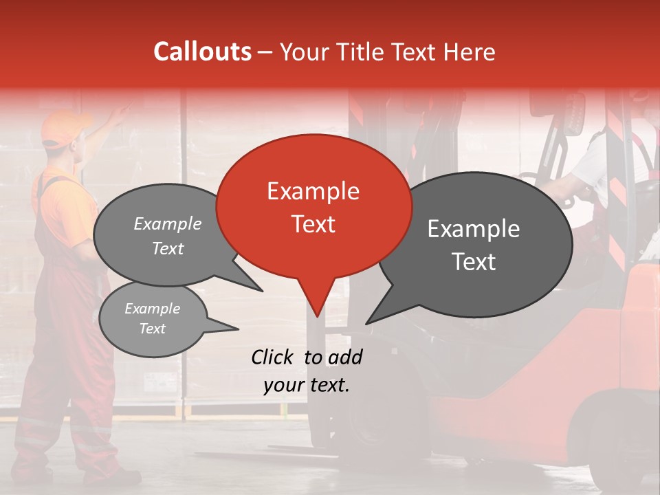 Container Transportation Cargo PowerPoint Template