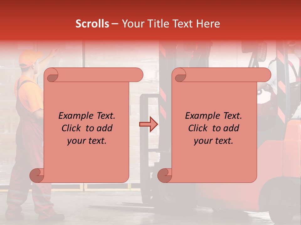 Container Transportation Cargo PowerPoint Template