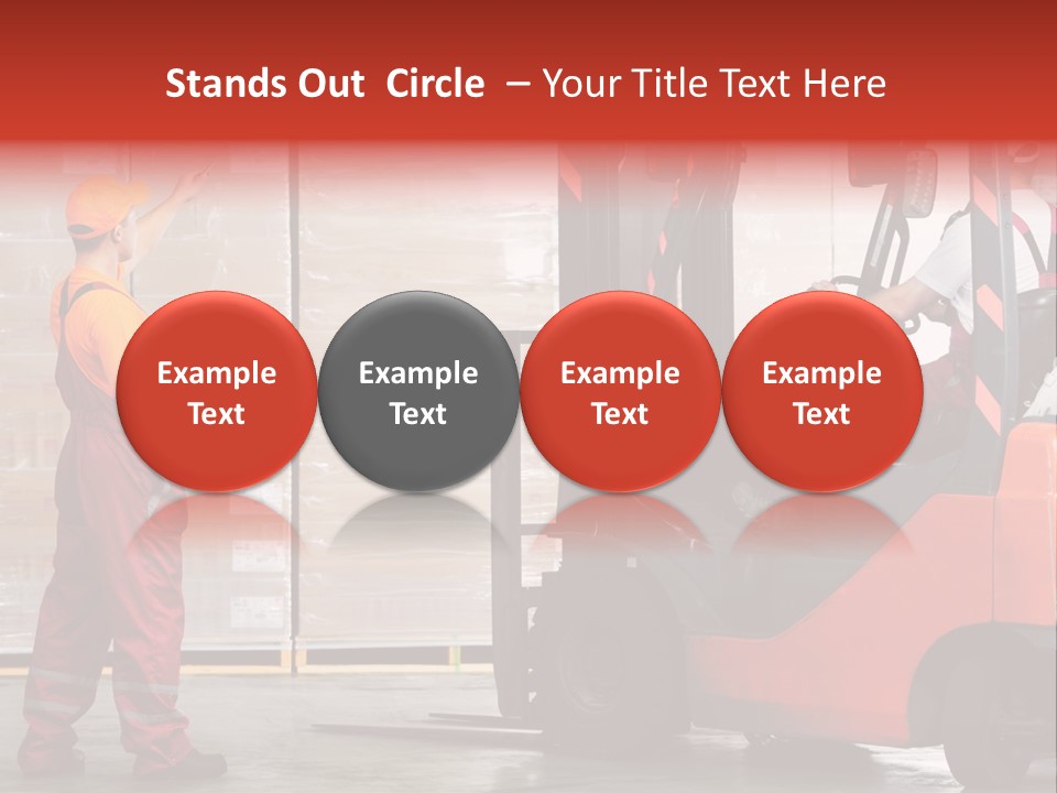 Container Transportation Cargo PowerPoint Template