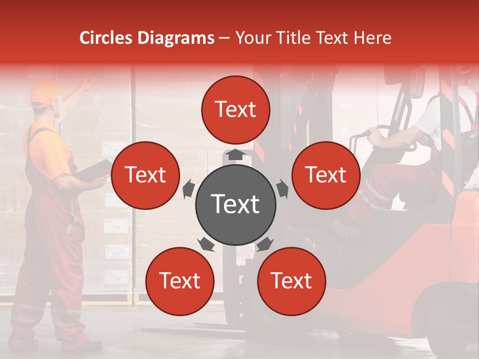 Container Transportation Cargo PowerPoint Template