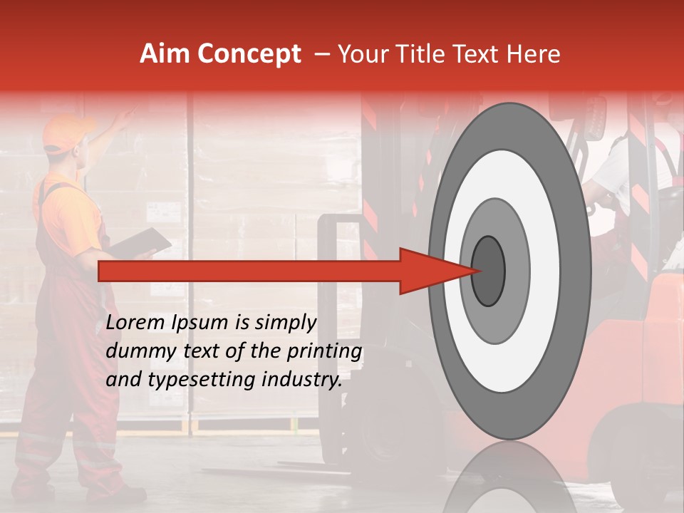 Container Transportation Cargo PowerPoint Template