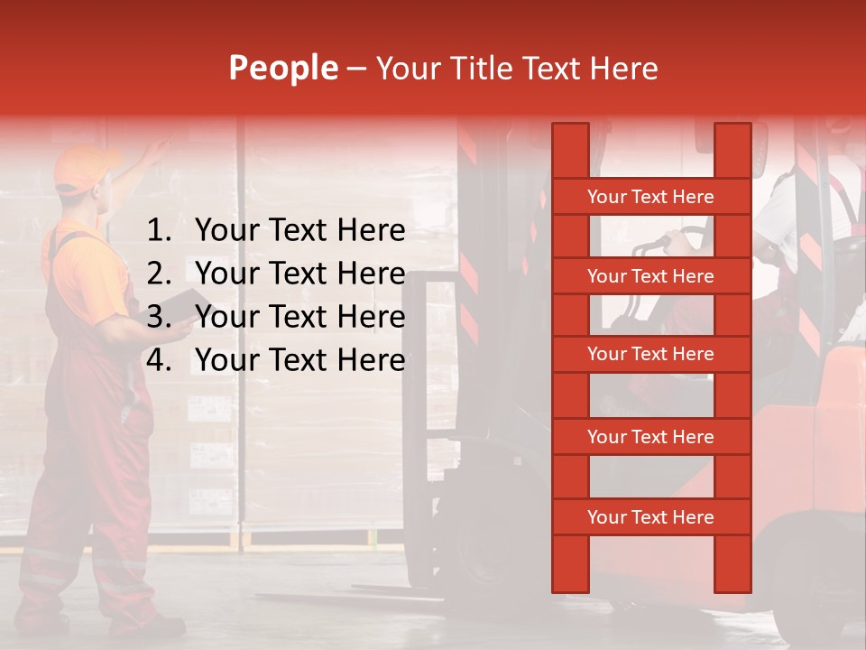 Container Transportation Cargo PowerPoint Template