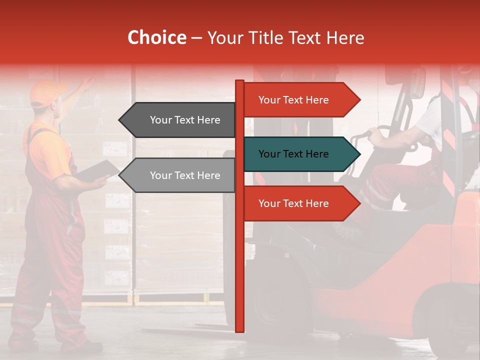 Container Transportation Cargo PowerPoint Template