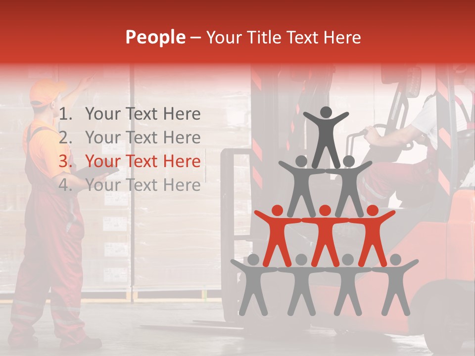 Container Transportation Cargo PowerPoint Template