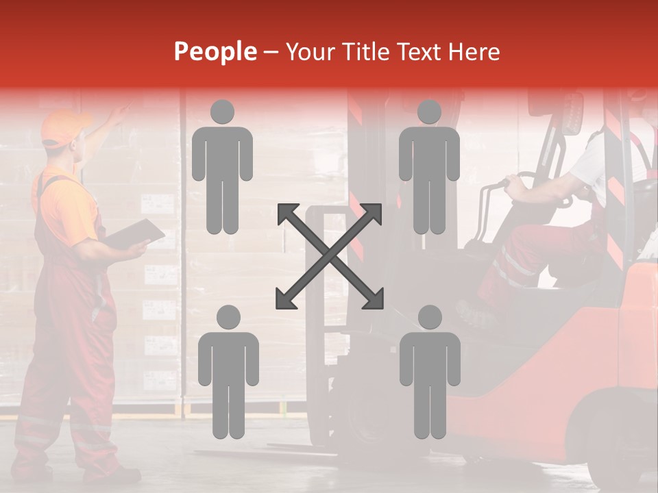 Container Transportation Cargo PowerPoint Template