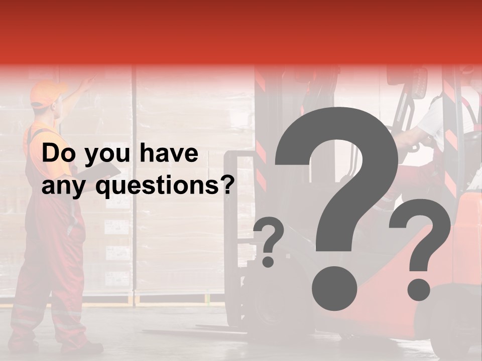 Container Transportation Cargo PowerPoint Template