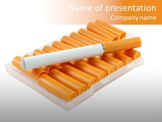 Vapor Life Nicotine PowerPoint Template