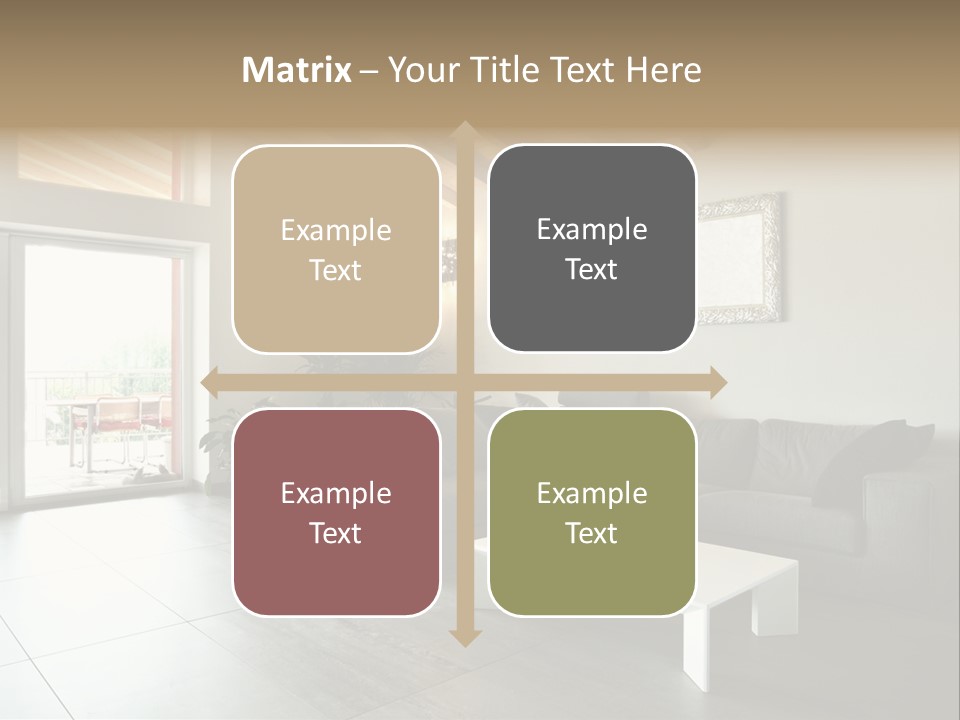 Indoor Style Habitation PowerPoint Template