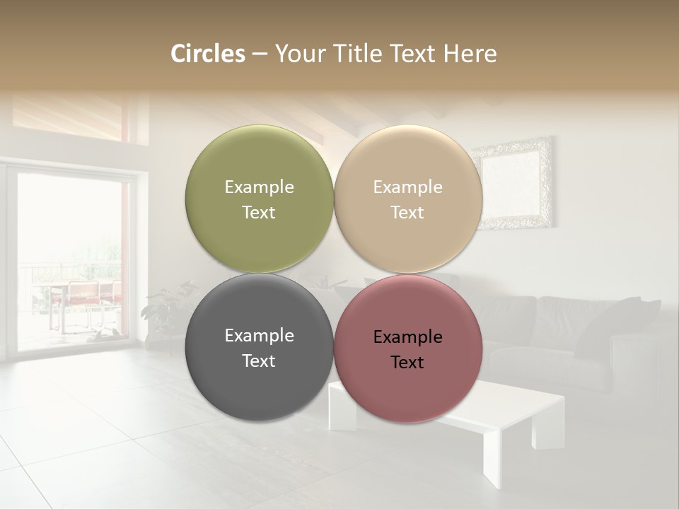 Indoor Style Habitation PowerPoint Template