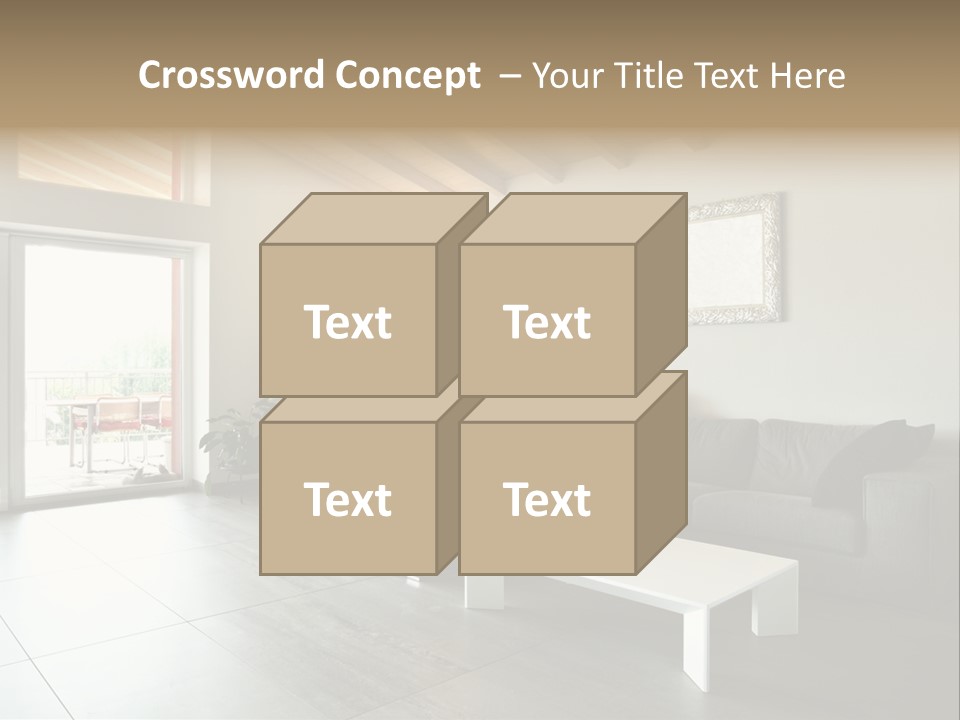 Indoor Style Habitation PowerPoint Template