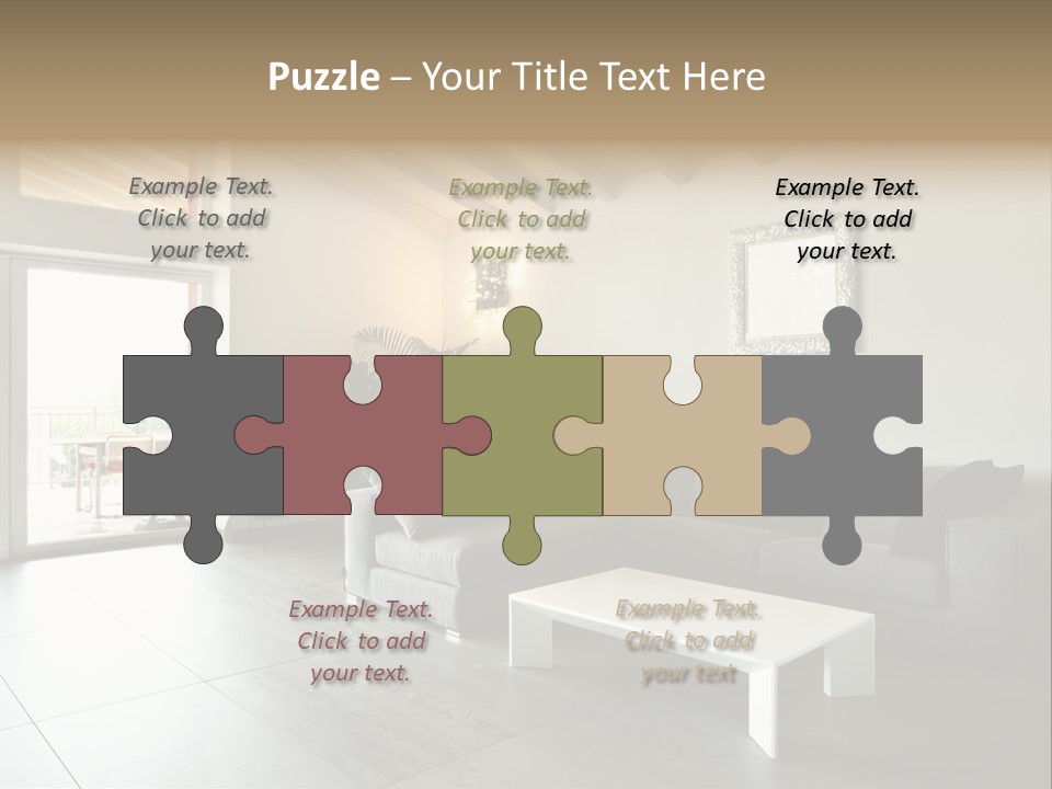 Indoor Style Habitation PowerPoint Template