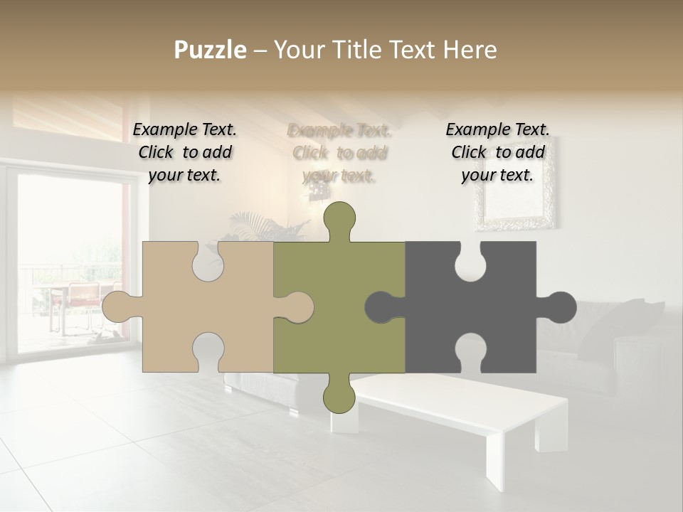 Indoor Style Habitation PowerPoint Template