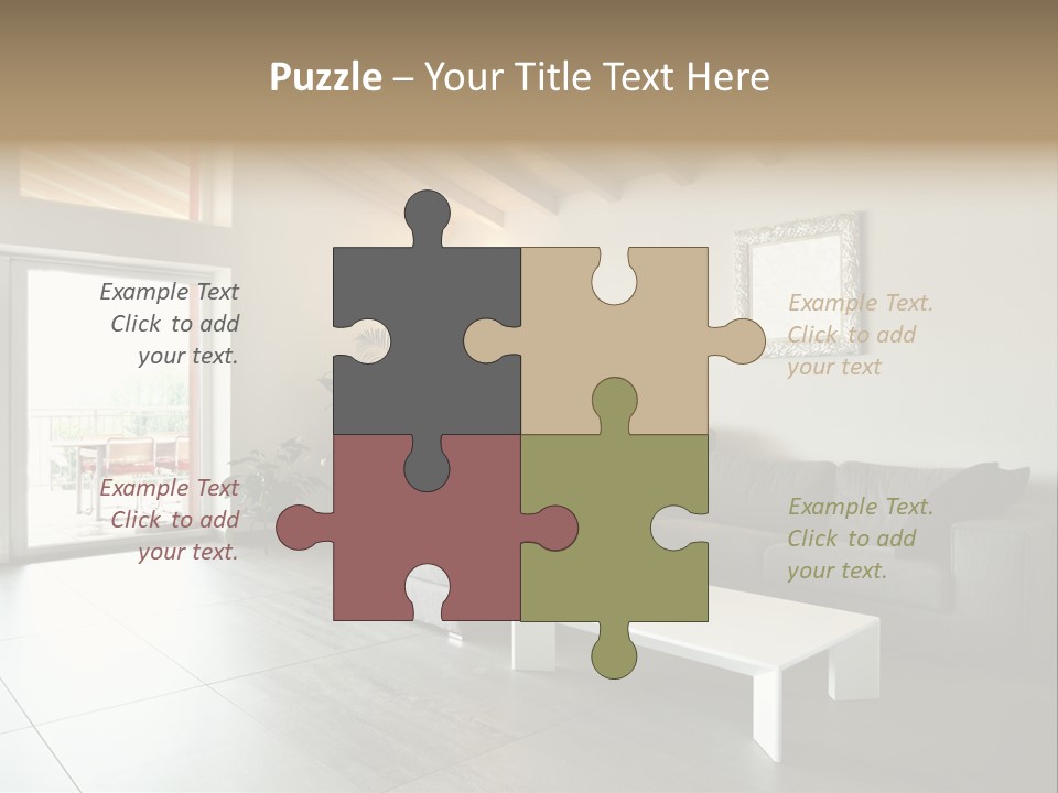 Indoor Style Habitation PowerPoint Template