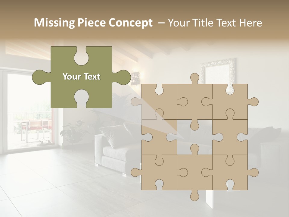 Indoor Style Habitation PowerPoint Template