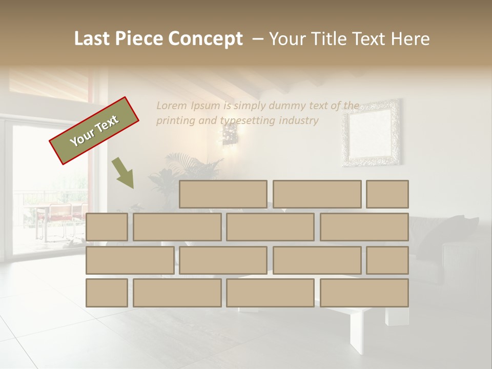 Indoor Style Habitation PowerPoint Template