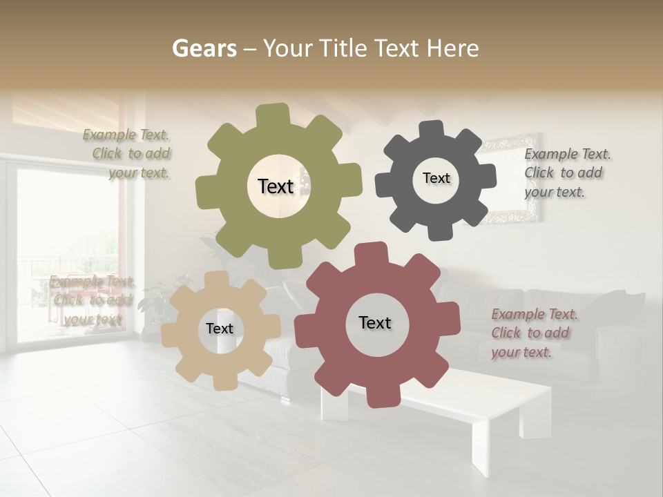 Indoor Style Habitation PowerPoint Template