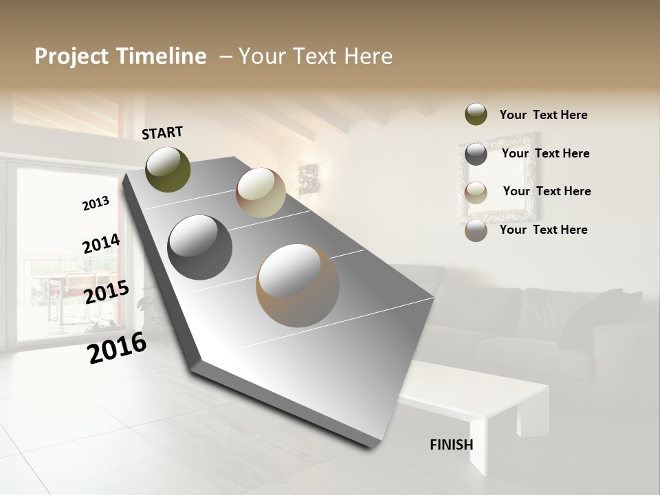 Indoor Style Habitation PowerPoint Template
