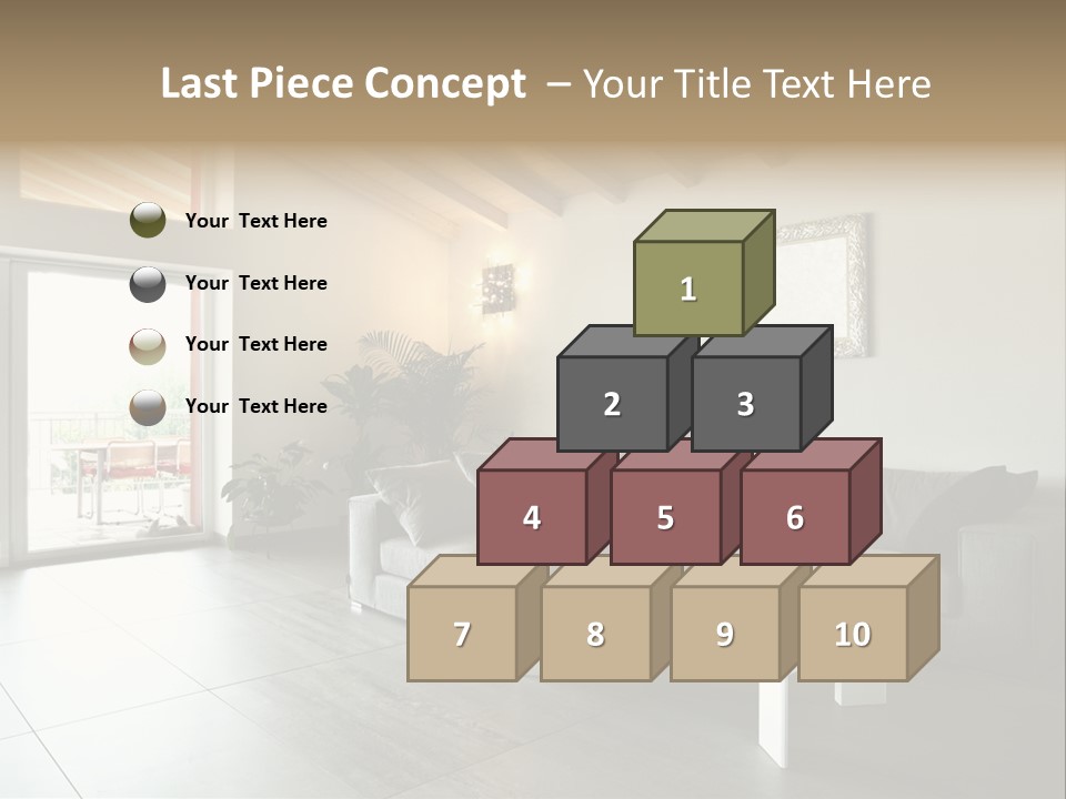 Indoor Style Habitation PowerPoint Template