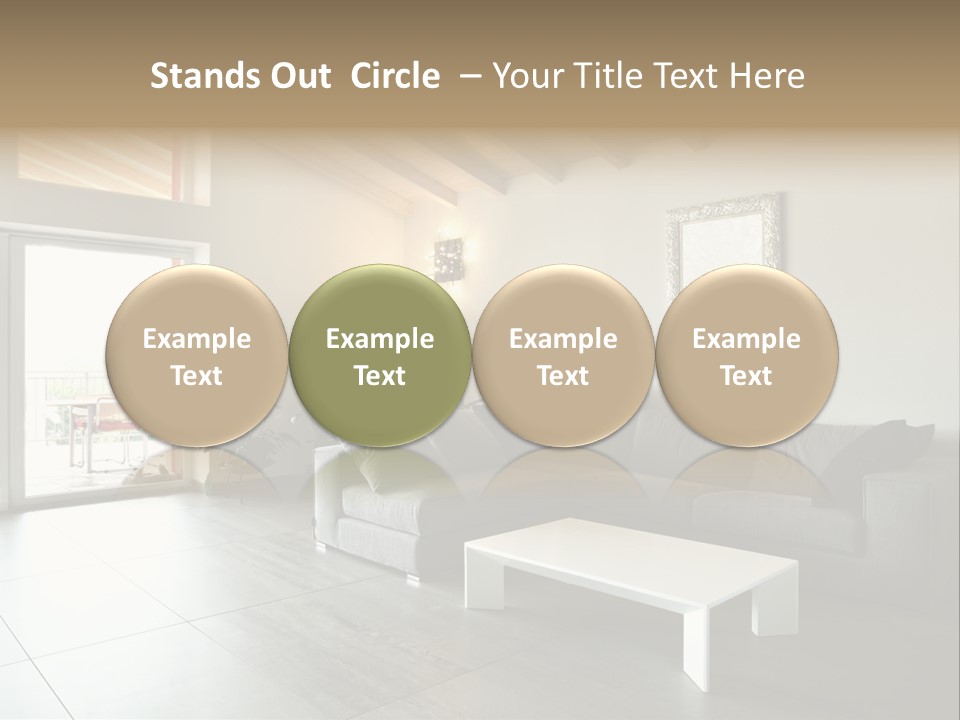 Indoor Style Habitation PowerPoint Template