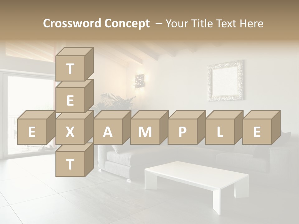 Indoor Style Habitation PowerPoint Template