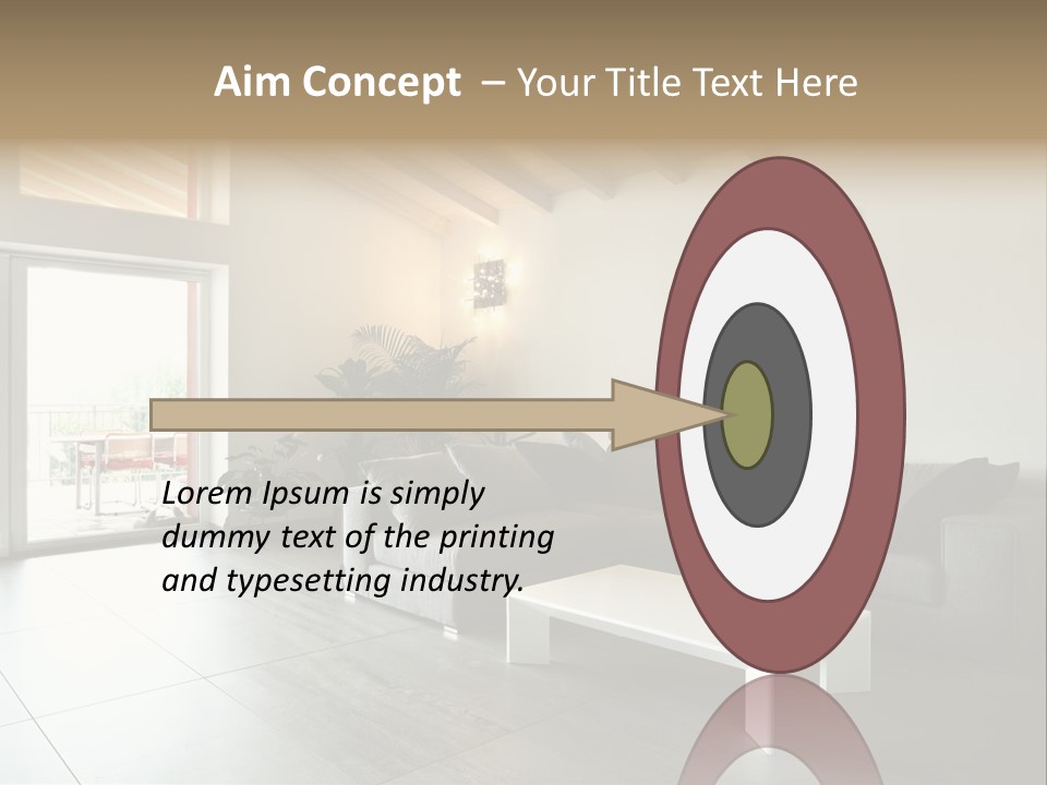Indoor Style Habitation PowerPoint Template