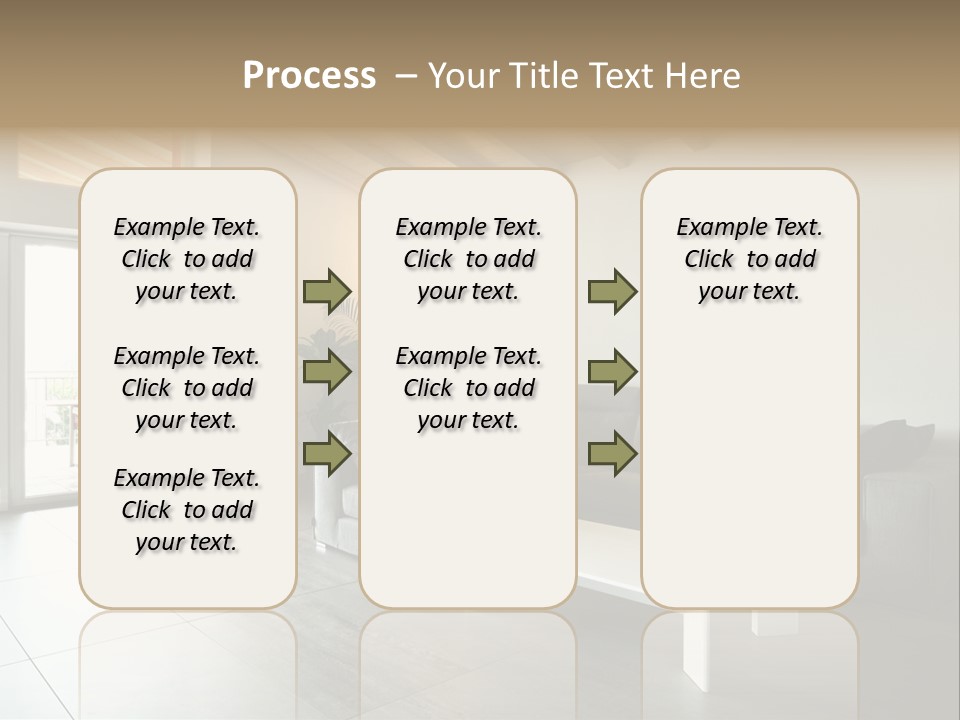Indoor Style Habitation PowerPoint Template