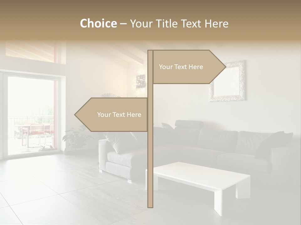 Indoor Style Habitation PowerPoint Template