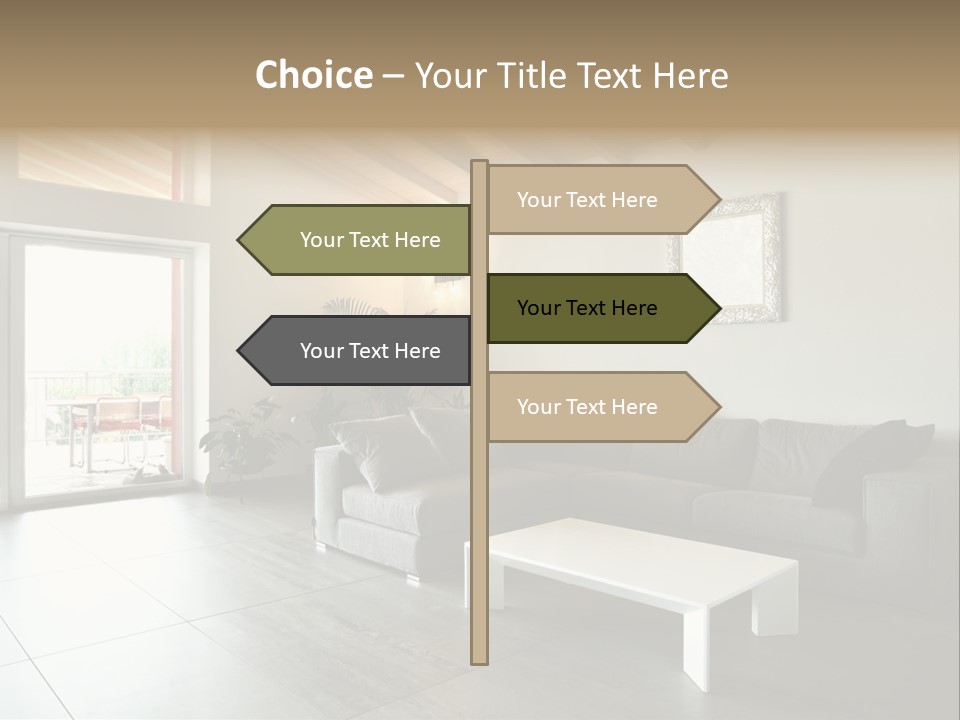 Indoor Style Habitation PowerPoint Template