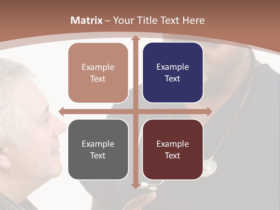 Employee Tablet Man PowerPoint Template