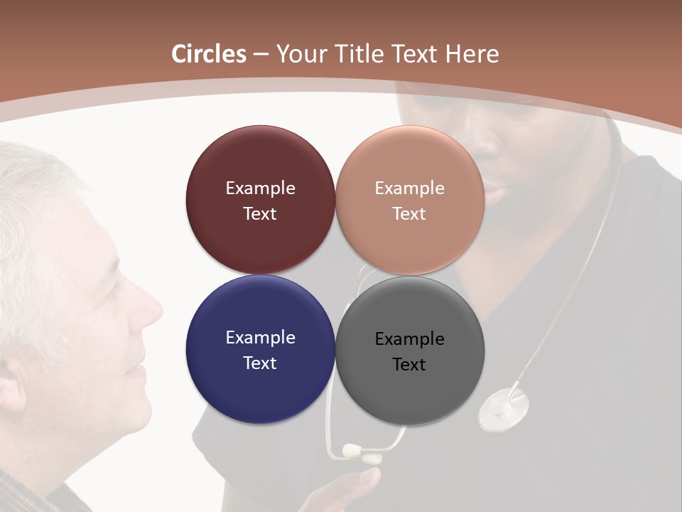 Employee Tablet Man PowerPoint Template