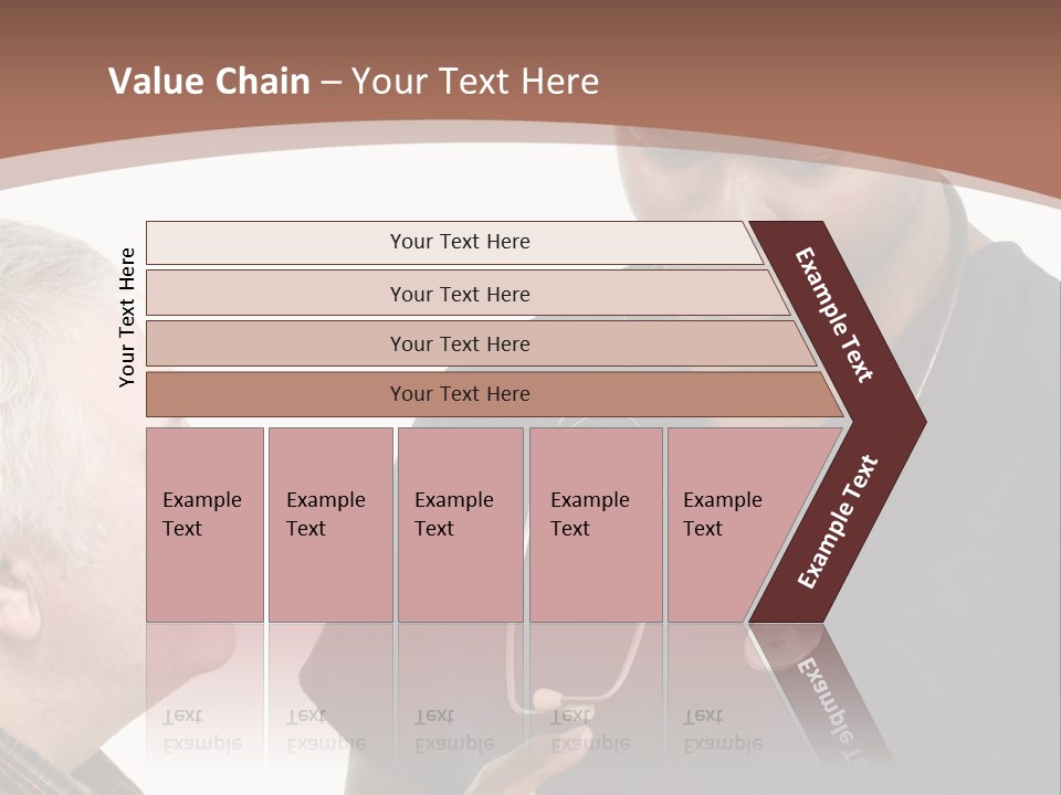 Employee Tablet Man PowerPoint Template