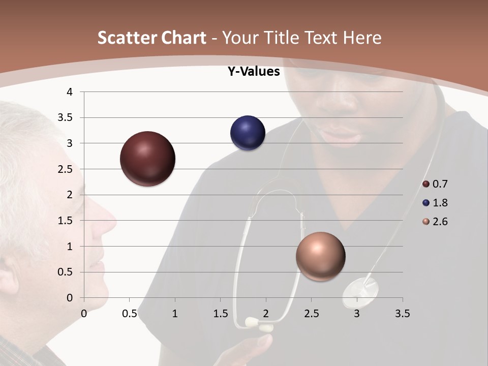 Employee Tablet Man PowerPoint Template
