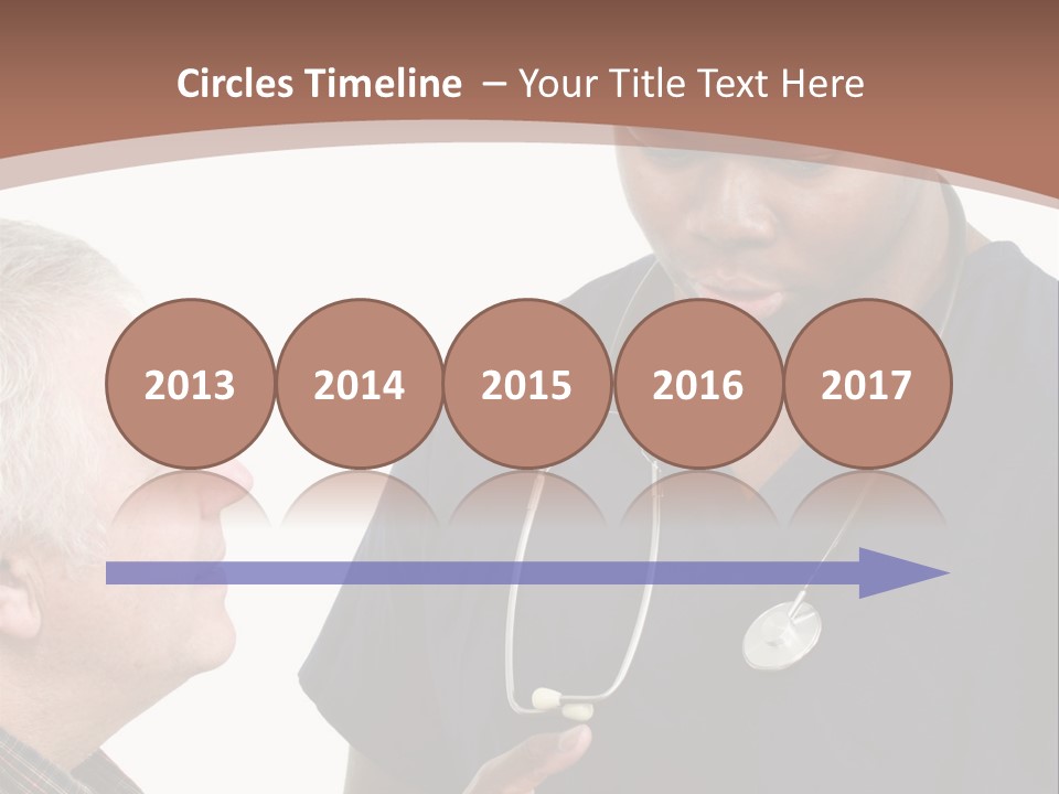 Employee Tablet Man PowerPoint Template