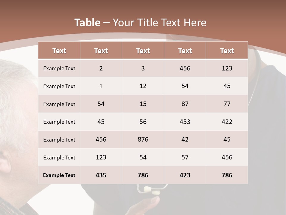 Employee Tablet Man PowerPoint Template