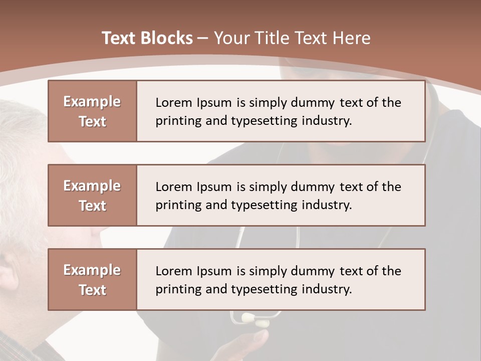 Employee Tablet Man PowerPoint Template