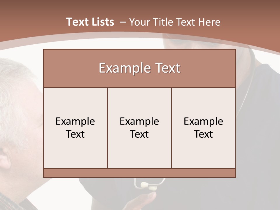 Employee Tablet Man PowerPoint Template